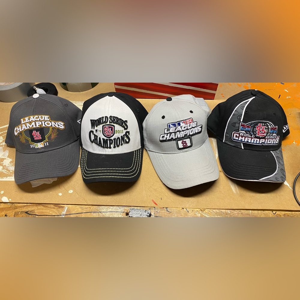 New Era World Series St. Louis Cardinals League and World Series Champions Hats